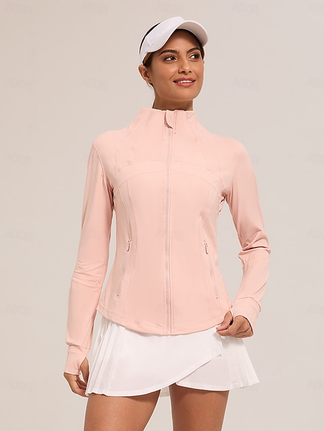  Buttery Soft Fabric Tennis Jacket