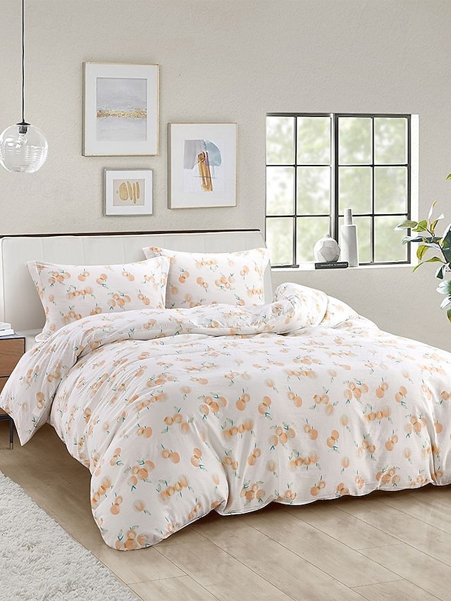  High End Soft Washed Polyester Bedding Set