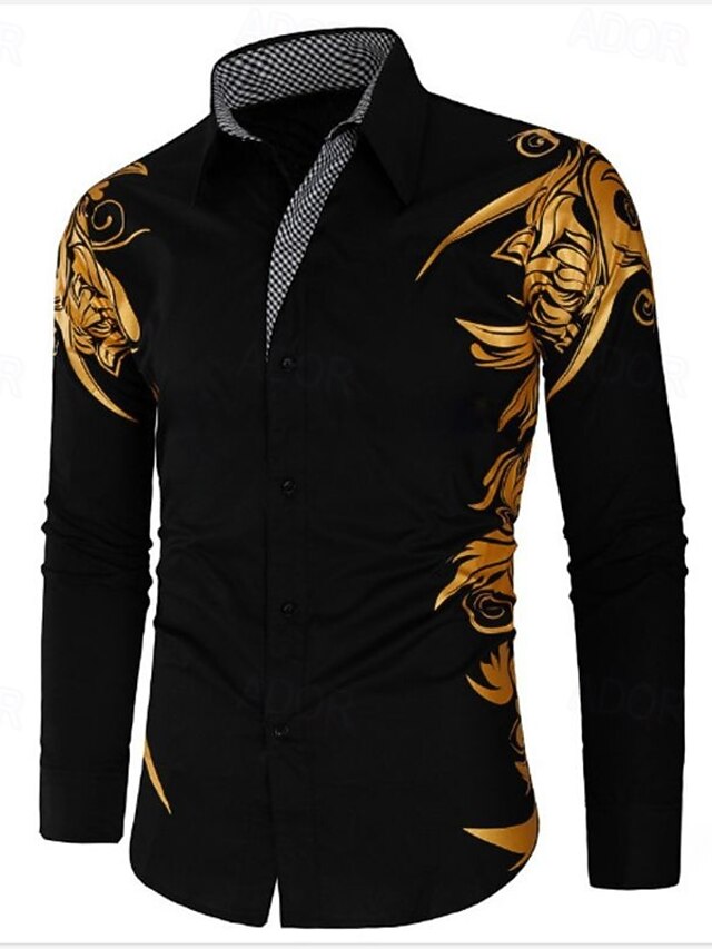 Chemise femme à manches longues blouse boutonnée graphique floral