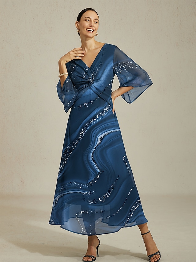  Galaxy Gradient Twist Knot Maxi Dress