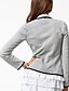 cheap Jackets-Women&#039;s Blazer Work Short Solid Colored Black / Gray