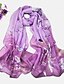cheap Scarves &amp; Bandanas-Women&#039;s Party / Work Chiffon Rectangle Scarf - Floral Print / Blue / Purple / Gray / Pink