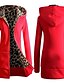 cheap Coats &amp; Trench Coats-Women&#039;s Daily Winter Coat Jacket Long Sleeve Solid Colored Yellow Red / Maternity