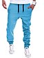 cheap Pants-Men&#039;s Active Drawstring Sweatpants Plus Size Full Length Pants Daily Sports Solid Colored Navy Blue Black Gray Khaki Royal Blue M L XL XXL 3XL / Weekend