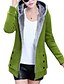 cheap Jackets-Women&#039;s Hoodied Jacket Causal Fall Winter Regular Coat Regular Fit Warm Sporty Jacket Long Sleeve Solid Color Pure Color Yellow Red