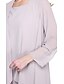 abordables Robes de Mère de Mariée-ADOR Combinaisons / Pantsuit Encolure dégagée Longueur Cheville Mousseline de soie Robe de Mère de Mariée  avec Plissé  / Echarpe incluse