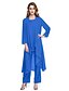 abordables Robes de Mère de Mariée-ADOR Combinaisons / Pantsuit Encolure dégagée Longueur Cheville Mousseline de soie Robe de Mère de Mariée  avec Plissé  / Echarpe incluse