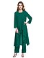 abordables Robes de Mère de Mariée-ADOR Combinaisons / Pantsuit Encolure dégagée Longueur Cheville Mousseline de soie Robe de Mère de Mariée  avec Plissé  / Echarpe incluse