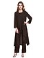 abordables Robes de Mère de Mariée-ADOR Combinaisons / Pantsuit Encolure dégagée Longueur Cheville Mousseline de soie Robe de Mère de Mariée  avec Plissé  / Echarpe incluse