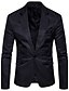 cheap New To Sale-Men&#039;s Blazer Daily Fall Winter Regular Coat Slim Business Streetwear Jacket Long Sleeve Solid Colored Blue Army Green / Wool / Business Casual