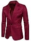 preiswerte New To Sale-Herren Blazer Alltag Herbst Winter Standard Mantel Schlank Geschäftlich Street Schick Jacken Langarm Solide Blau Armeegrün / Wolle / Business-Casual