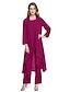 abordables Robes de Mère de Mariée-ADOR Combinaisons / Pantsuit Encolure dégagée Longueur Cheville Mousseline de soie Robe de Mère de Mariée  avec Plissé  / Echarpe incluse