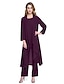abordables Robes de Mère de Mariée-ADOR Combinaisons / Pantsuit Encolure dégagée Longueur Cheville Mousseline de soie Robe de Mère de Mariée  avec Plissé  / Echarpe incluse