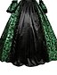 cheap Cosplay &amp; Costumes-Maria Antonietta Victorian Medieval 18th Century Cocktail Dress Vintage Dress Dress Party Costume Masquerade Ball Gown Women&#039;s Lace Costume Vintage Cosplay Long Sleeve Party Prom Ball Gown Long Length