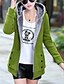 cheap Coats &amp; Trench Coats-Women&#039;s Coat Solid Colored Casual Fall Coat Regular Going out Long Sleeve Nylon Coat Tops Black