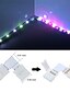 preiswerte Beleuchtungszubehör-KWB 1pc Streifenlicht-Zubehör ABS + PC Elektrisches Kabel Mehrfarbig für LED-Streifenlicht