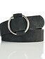 abordables Belts-Mujer Cinturón de Cintura Fiesta Boda Calle Casual Negro Rojo Cinturón Color puro / Piel / Azul / Marrón / Otoño / Invierno