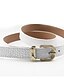 cheap Belts-Women&#039;s Work Leather / Alloy Skinny Belt - Solid Colored / All Seasons
