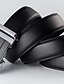 abordables Belts-Hombre Cinturón de Cintura Piel Cinturón Un Color / Geométrico