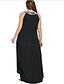 cheap Best Selling Dresses-Women&#039;s Plus Size Maxi A Line Dress - Sleeveless Solid Colored Going out Loose Black Purple Red XL XXL XXXL XXXXL