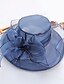 cheap Hats-Women&#039;s Party Party Street Holiday Party Hat Patchwork Flower Wine Beige Hat Portable Sun Protection Breathable / Blue / Khaki / Fall / Winter / Spring