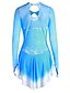 cheap Ice Skating-Figure Skating Dress Women&#039;s Girls&#039; Ice Skating Dress Outfits Violet White Purple Spandex Halo Dyeing Competition High Elasticity Skating Wear Solid Colored Handmade Ice Skating Figure Skating Long