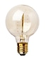baratos Incandescente-4 pcs retro edison lâmpada e27 220 v 40 w g80 filamento ampola lâmpada incandescente do vintage lâmpada edison