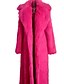 cheap Furs &amp; Leathers-Women&#039;s Solid Colored Winter Basic Maxi Fur Coat Daily Faux Fur Long Sleeve Coat Tops