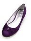cheap Women&#039;s Sneakers-Women&#039;s Wedding Shoes Bridal Shoes Rhinestone Flat Heel Round Toe Elegant Classic Ballerina Satin Loafer Black White Ivory