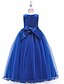 cheap Girls&#039; Dresses-Kids Little Girls&#039; Dress Floral Pleated Mesh Blue Gray Red Knee-length Sleeveless Cute Dresses Children&#039;s Day Slim