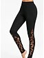cheap Bottoms-Women&#039;s Daily Basic Legging Solid Colored Print High Waist Black S M L