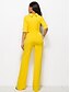 cheap Jumpsuits &amp; Rompers-Women&#039;s Streetwear Daily Wine Army Green Black Jumpsuit Solid Colored / Wide Leg