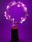 cheap LED String Lights-10pcs 15-LED 0.75M Copper Wire Bottle Stopper String Lights for Glass Craft Bottle Fairy Valentines Wedding Decoration Party