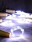 baratos Mangueiras de LED-0,75 m Cordões de Luzes 15 LEDs SMD 0603 10pçs Branco Quente Branco Azul Decoração do casamento de Natal Baterias alimentadas / IP65