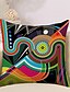 cheap Throw Pillows,Inserts &amp; Covers-Set of 6 Cotton / Faux Linen Pillow Cover, Striped Lines / Waves Geometic Abstract Throw Pillow Outdoor Cushion for Sofa Couch Bed Chair