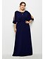 cheap Best Selling Dresses-Women&#039;s Basic Sheath Dress - Solid Colored Purple Khaki Royal Blue XL XXL XXXL