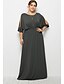 billige Best Selling Dresses-Dame Grunnleggende Skjede Kjole - Ensfarget Maksi