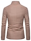 cheap New To Sale-Men&#039;s Blazer Blazer Solid Colored Slim Cotton / Polyester Men&#039;s Suit Khaki / White / Black - Stand Collar
