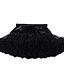 cheap Skirts-women&#039;s soft puffy tulle petticoat elastic waist princess ballet dance short tutu skirts party pettiskirt (black)