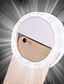 economico Luci ad anello-Tonda Luce notturna a LED Luce intelligente a LED 3 modi Oscurabile Flash per selfie Batterie AAA alimentate 1 pc
