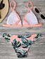 cheap Bikini-Women&#039;s Swimwear Bikini Swimsuit Floral Pink Wine Black White Yellow Swimwear Bathing Suits