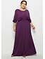 cheap Best Selling Dresses-Women&#039;s Basic Sheath Dress - Solid Colored Purple Khaki Royal Blue XL XXL XXXL