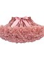 billige Skirts-kvinders bløde puffy tyl underkjole elastisk talje prinsesse balletdans korte tutu nederdele fest pettiskirt (sort)