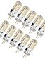 abordables LED à Double Broches-10 pièces 1.5 W LED à Double Broches 130 lm G4 T 24 Perles LED SMD 3014 Adorable Blanc Chaud Blanc Froid 12 V