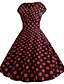 cheap Vintage Dresses-Women&#039;s A-Line Dress Short Mini Dress - Sleeveless Color Block V Neck Basic Red S M L XL XXL
