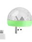 cheap Décor &amp; Gadget Lights-USB Disco Light LED Party Lights Portable Crystal Magic Ball Colorful Effect Stage Lamp For Home Party Karaoke Decor