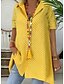 cheap Tops &amp; Blouses-Women&#039;s Shirt Polka Dot Plus Size Print Tops Blue Red Yellow