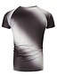 abordables Men&#039;s Socks-Tee-shirt Homme, Bloc de Couleur Col Arrondi Noir