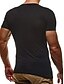 abordables Men&#039;s Socks-Hombre Un Color Camiseta - Algodón Escote en Pico Wine / Blanco / Negro / Azul Piscina / Gris Claro / Gris Oscuro
