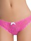 cheap Panties-Women&#039;s Lace Ultra Sexy Panty / Brief - Plus Size Low Waist White Black Red S M L